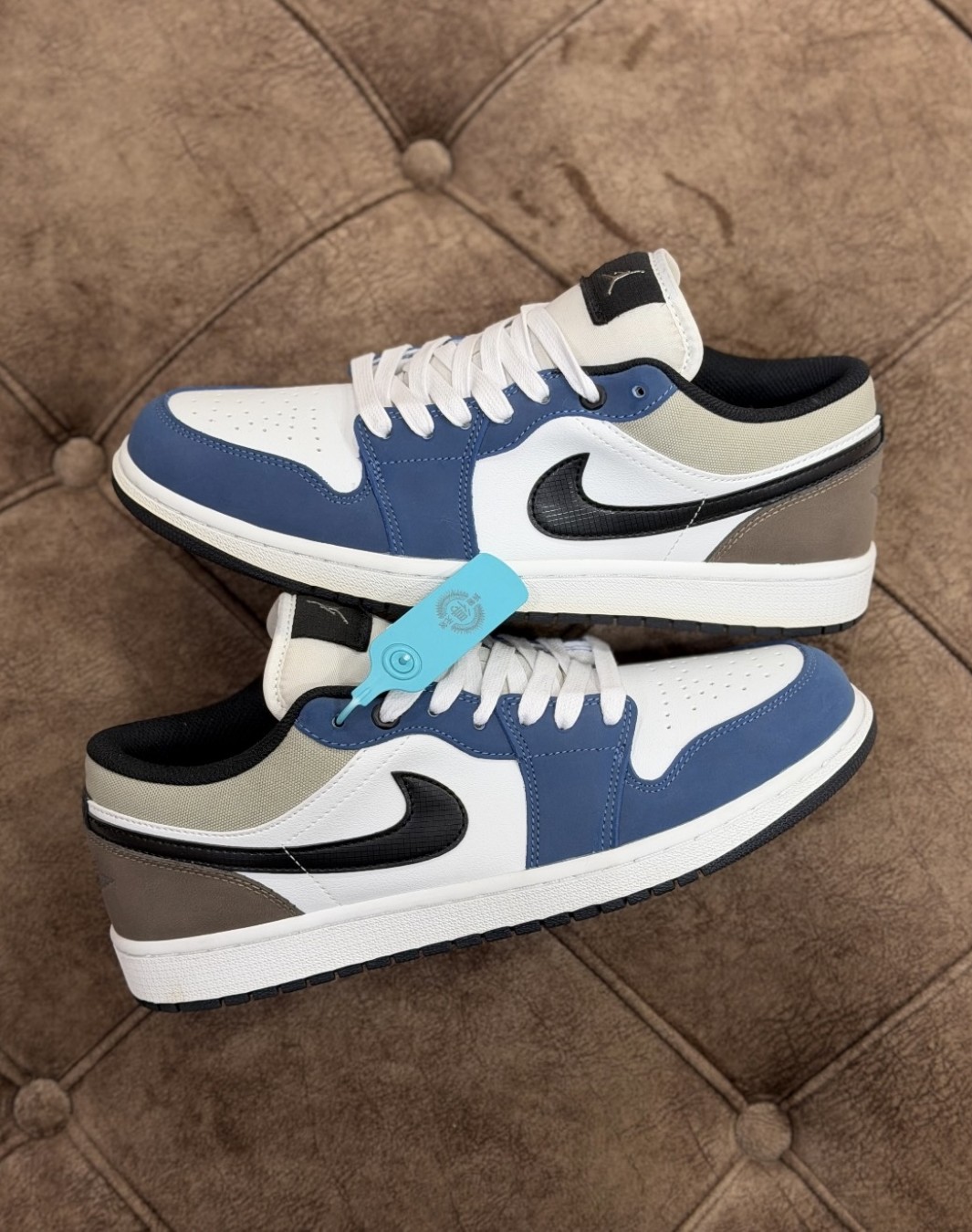 نایکی ایر جردن 1 بدون ساق دیفیوزد بلو || Nike Air Jordan 1 Low Diffused Blue (کد ۷۷۹)