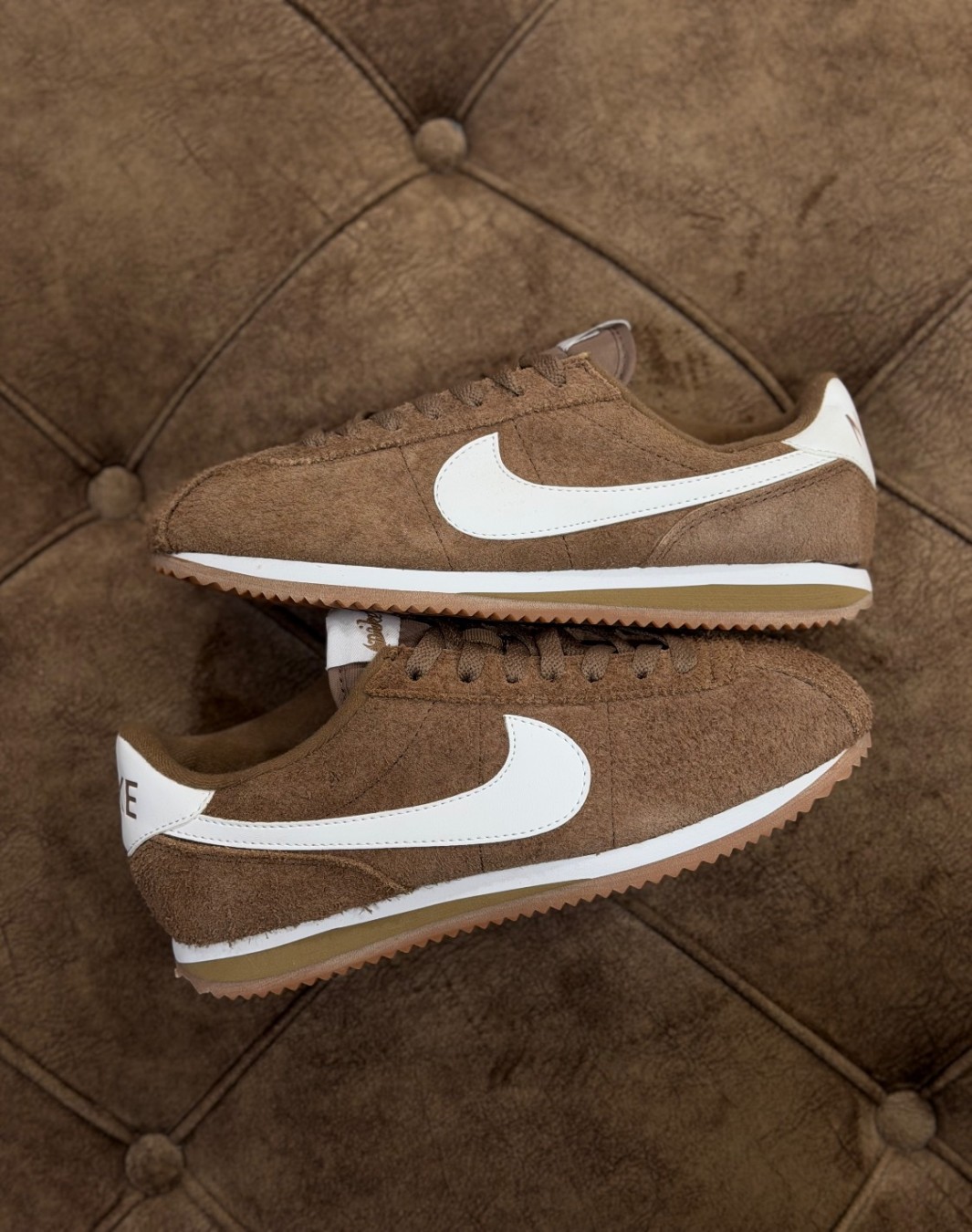 نایکی کورتز قهوه ای روشن || Nike Cortez Mink Brown (کد ۷۵۸)