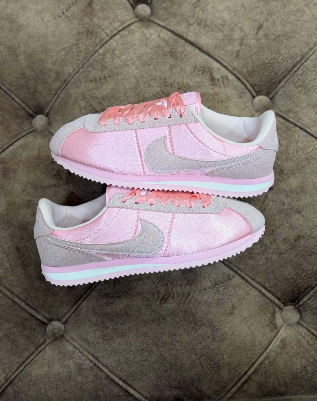 نایکی کورتز صورتی ملایم || Nike Cortez Soft Pink (کد ۷۵۶)