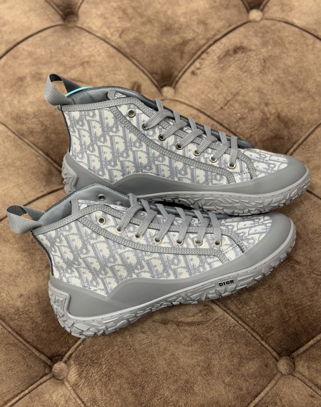 دیور دیوریزون ساقدار طوسی || Dior Diorizon Ankle Boot Gray (کد ۶۸۵)