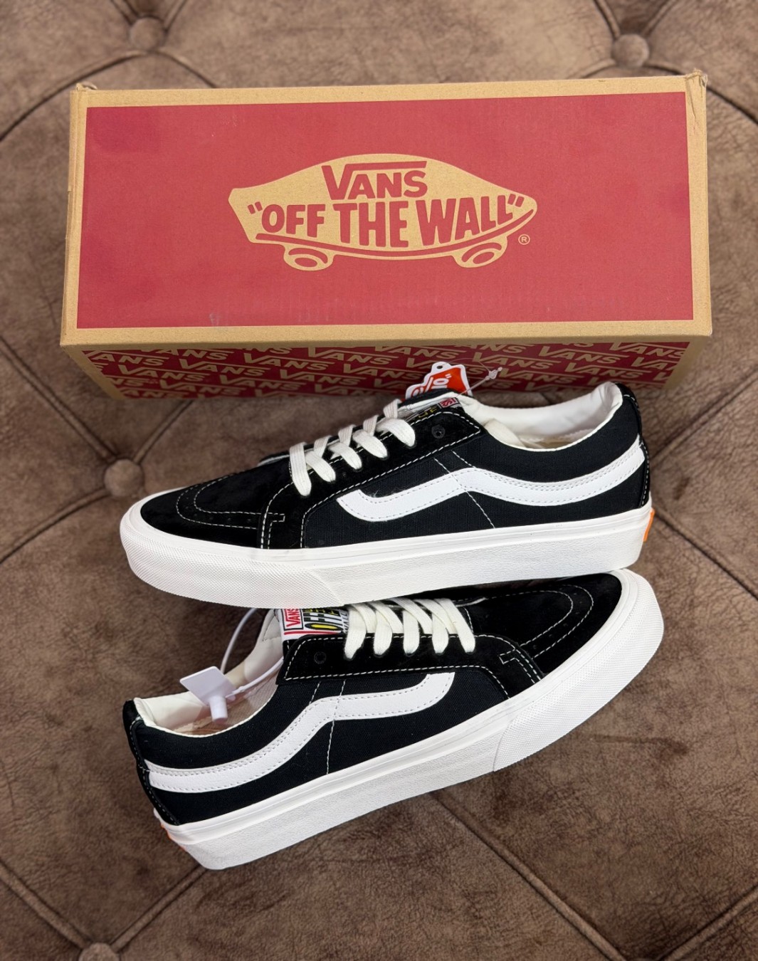 ونس اولد اسکول مشکی || Vans SK8 Low Reissue SF Black (کد ۶۳۸)