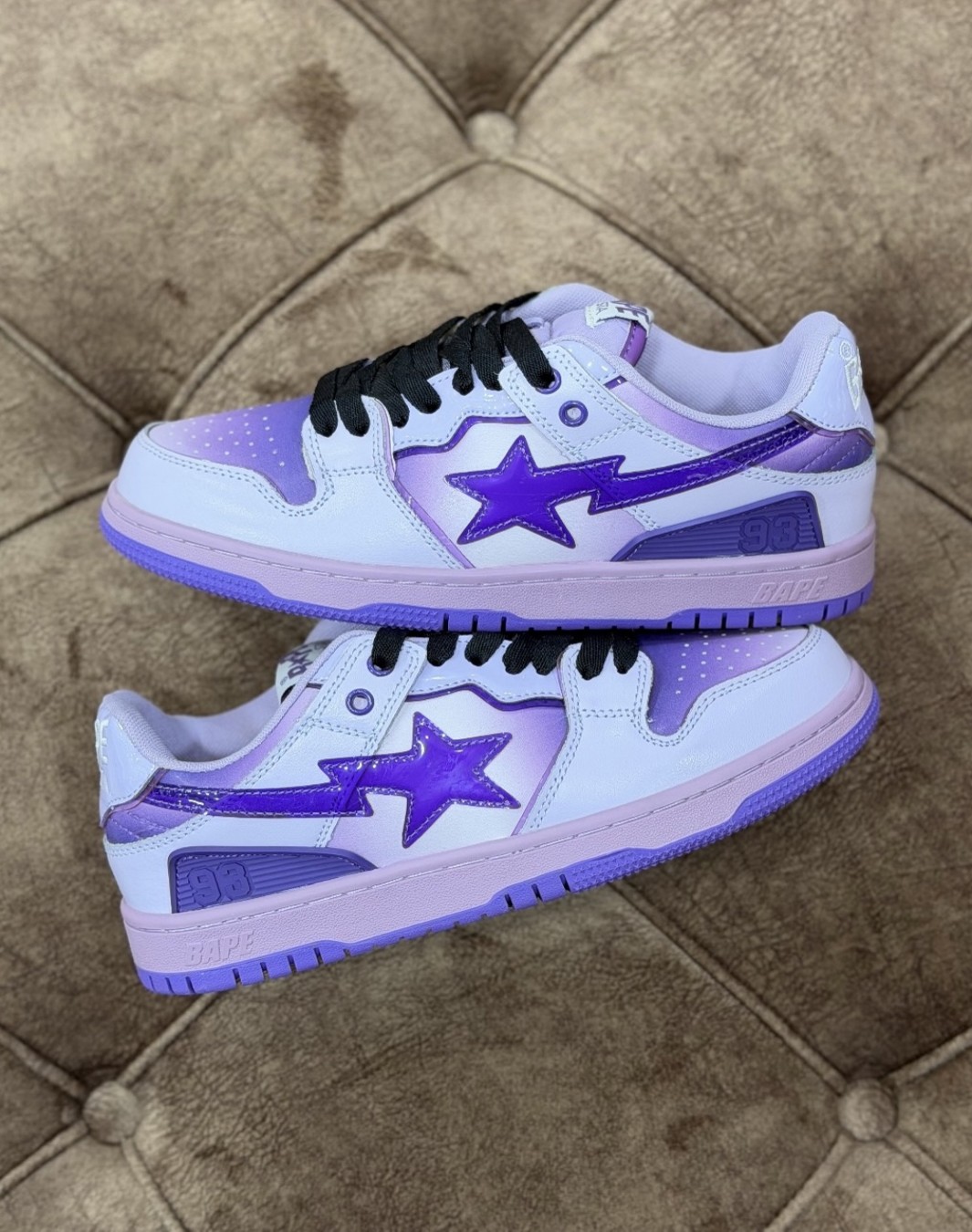 بیپ استا لو بنفش || A Bathing APE Bape SK8 Sta Low Purple (کد ۶۸۸)