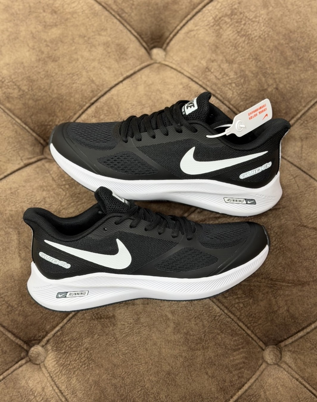 نایکی گاید ۱۰ مشکی سفید || Nike Guide 10 Black White (کد ۲۳۸)