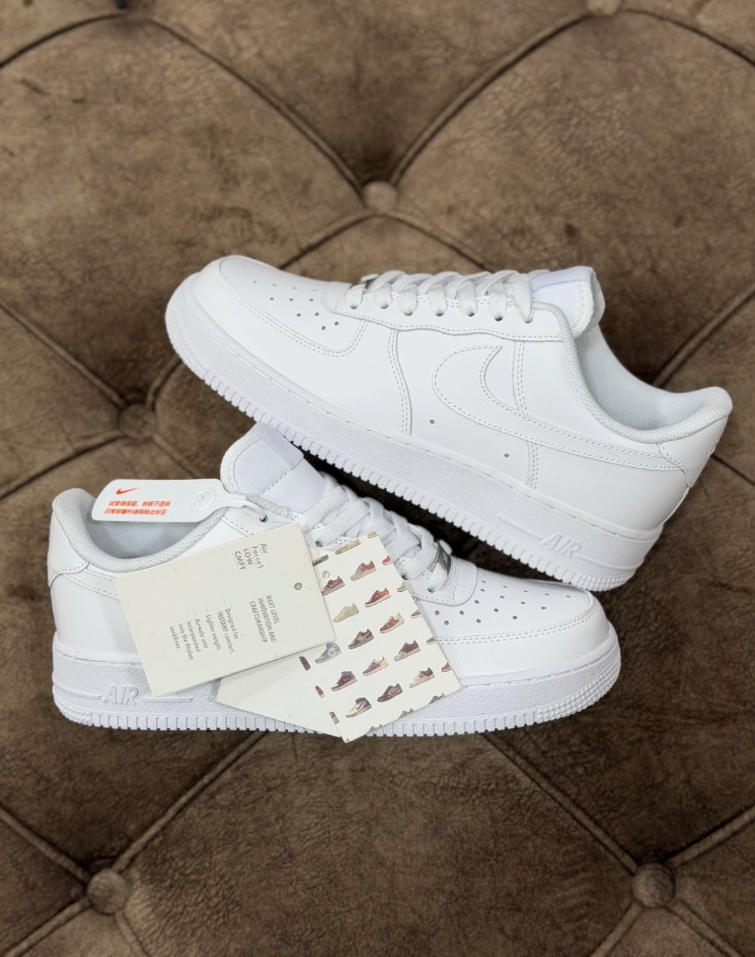 نایکی ایرفورس 1 سفید || Nike Airforce 1 White (کد 104)