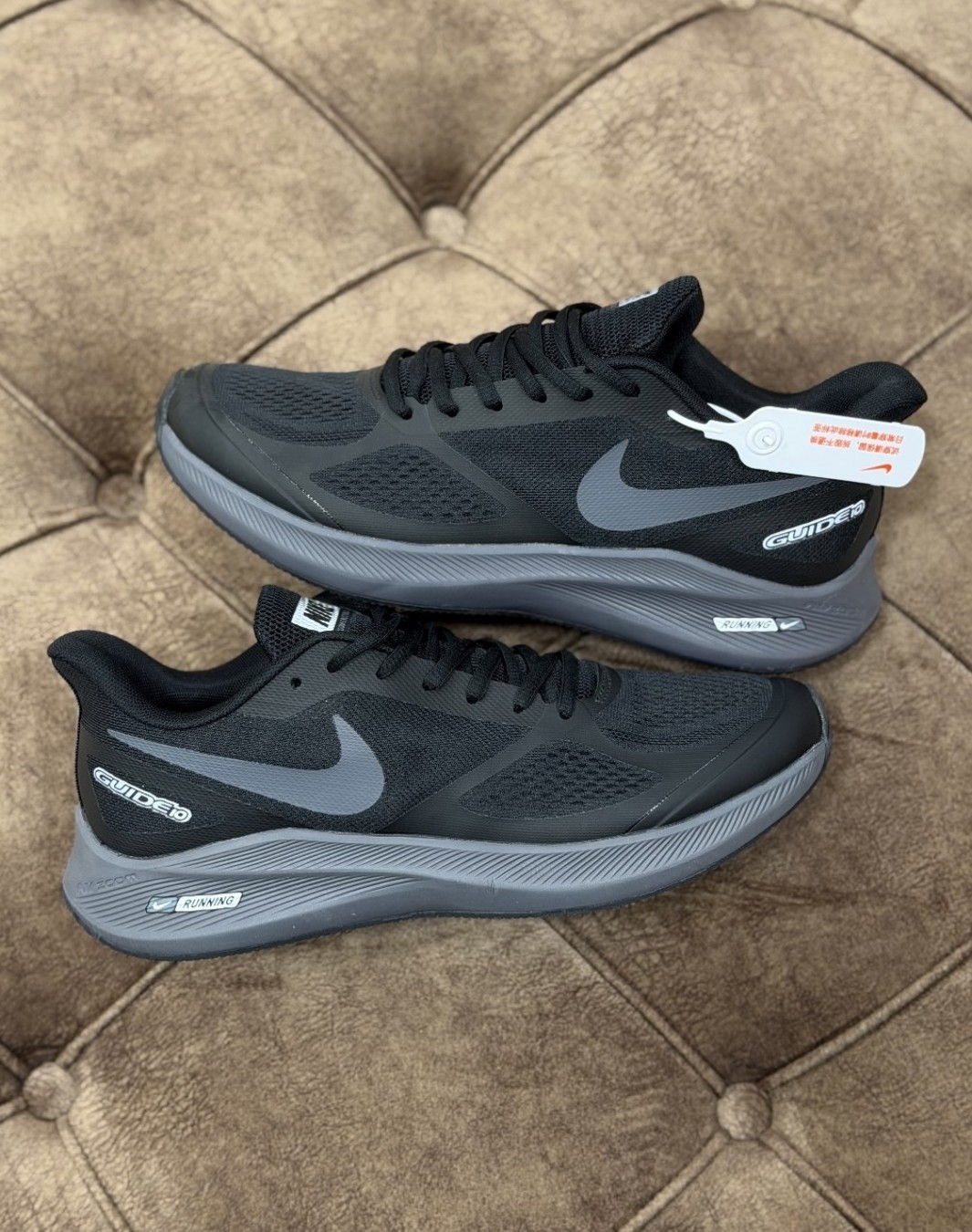 نایکی گاید 10 مشکی طوسی || Nike Guide 10 Black Gray (کد 242)