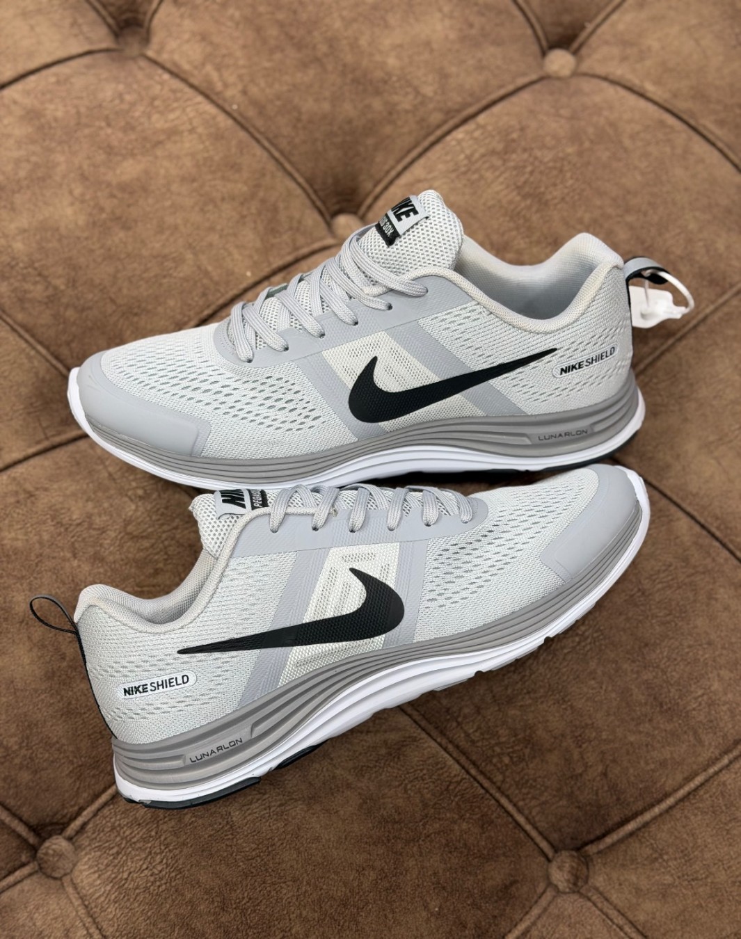 نایکی شیلد لونارلون طوسی || Nike Shield Lunarlon Gray (کد ۷۲۸)