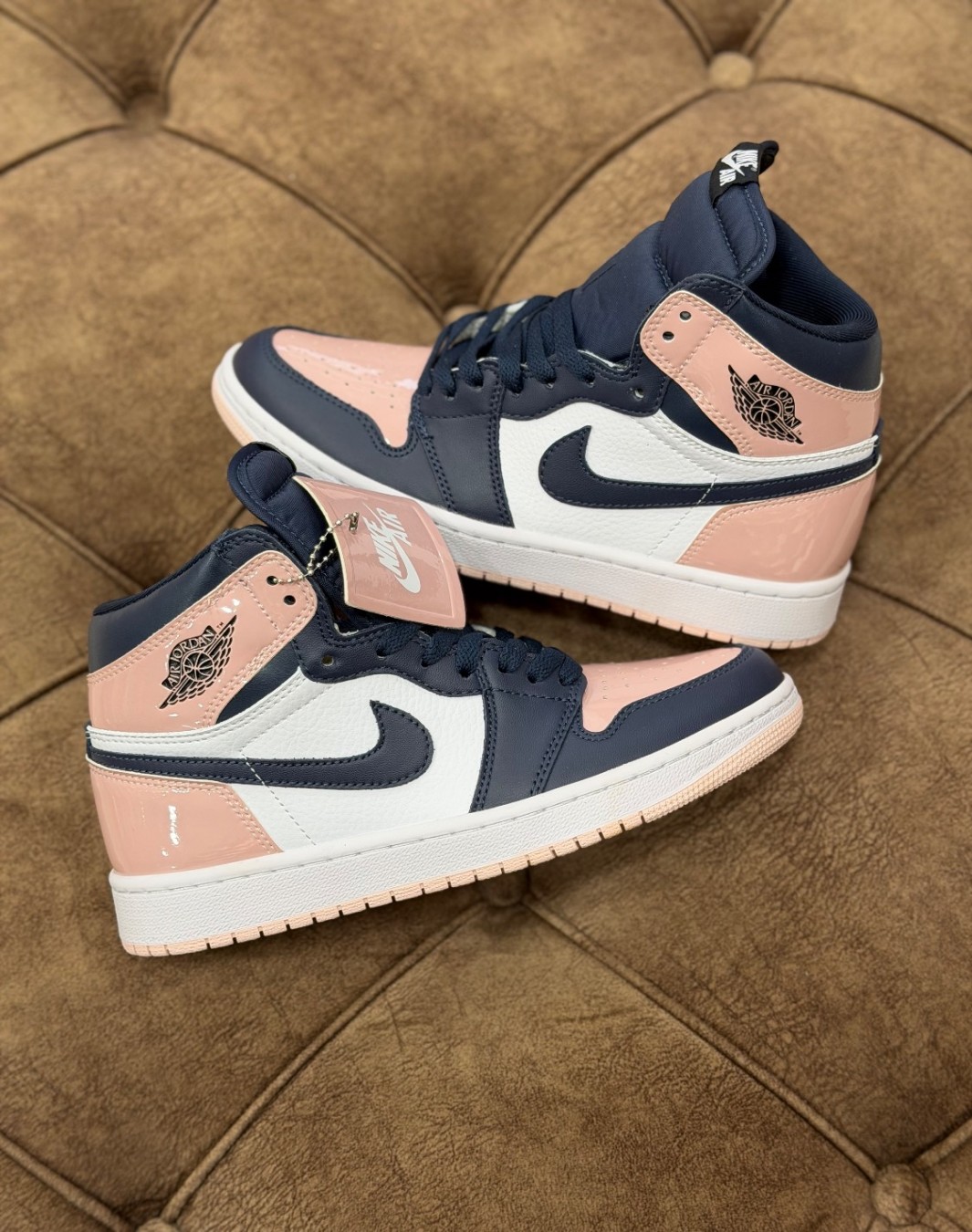 نایکی ایر جردن ۱ ساقدار اتمسفر بابل گام || Nike Air Jordan 1 Retro High Bubble Gum Atomosphere  (کد ۹۱۰)