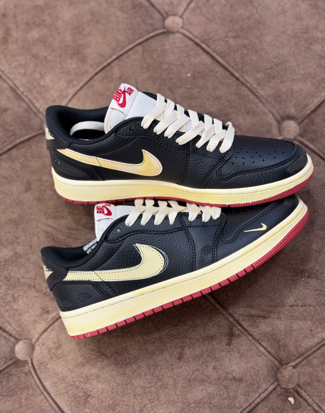 نایکی ایر جردن ۱ بدون ساق نایجل سیلوستر بایک || Nike Air Jordan 1 Low x Nigel Sylvester Bike (کد ۹۱۲)