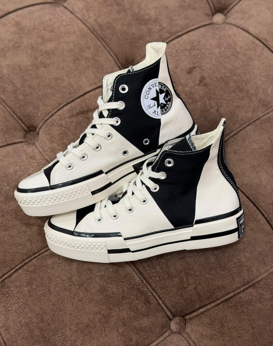 کانورس آل استار پلاس سفید مشکی || Converse Chuck Taylor 70 Plus Counter Climate White Black (کد ۹۳۷)