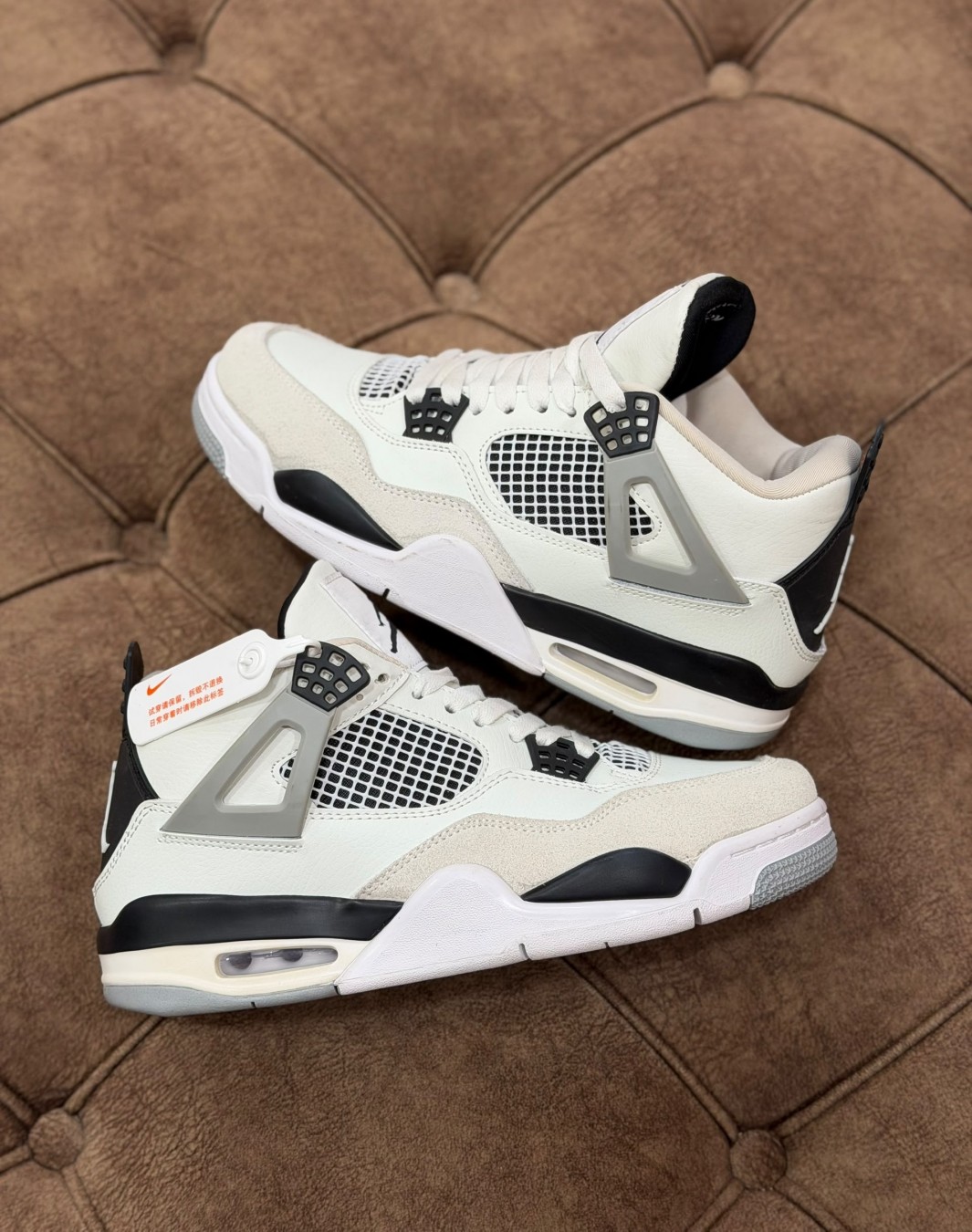 نایکی جردن رترو 4 میلیتری بلک || Nike Jordan Retro 4 Military Black (کد 179)