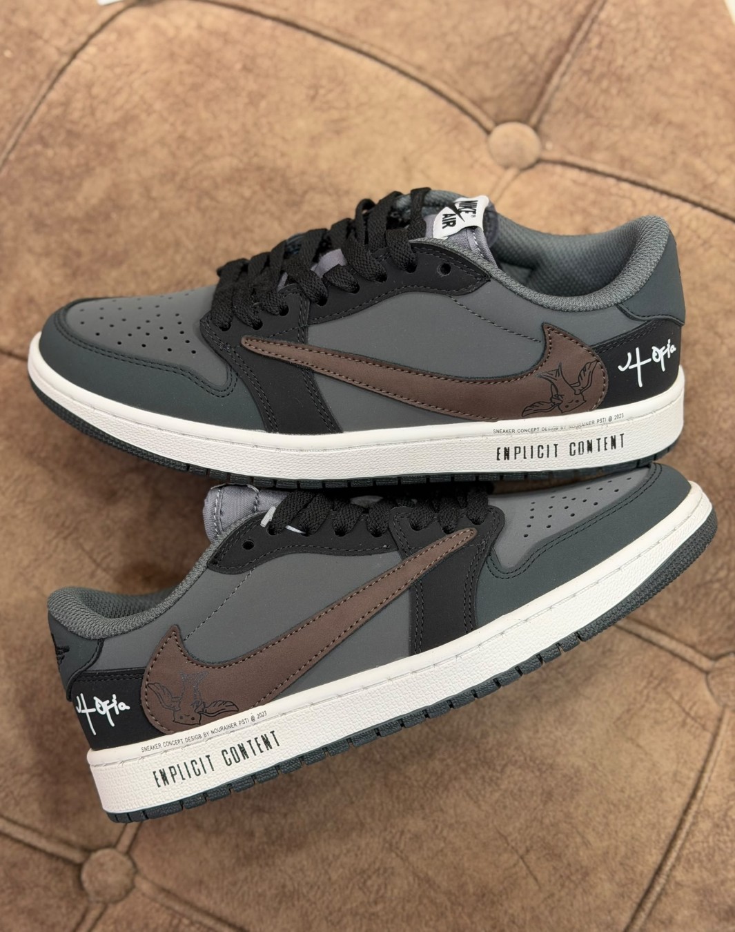 نایکی جردن ۱ ترویس اسکات یوتوپیا || Nike Jordan 1 Travis Scott Utopia (کد ۴۳۵)