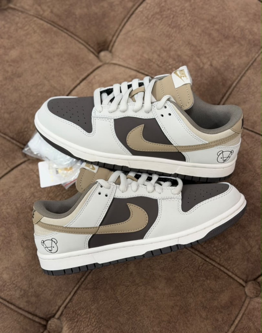 نایکی اس بی دانک بدون ساق کرم قهوه ای || Nike SB Dunk Low Otomo Katshiru Steam Boy OST Brown (کد ۹۶۷)