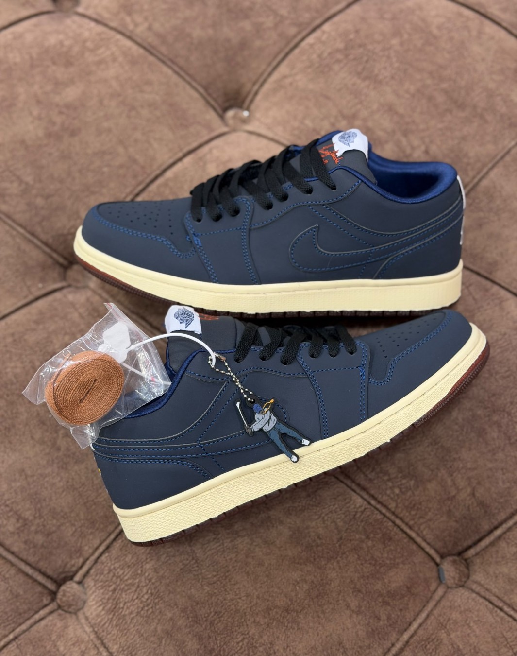 نایکی ایر جردن ۱ بدون ساق گلف میدنایت نیوی || Nike Air Jordan 1 Low Eastside Golf x Midnight Navy (کد ۸۳۶)