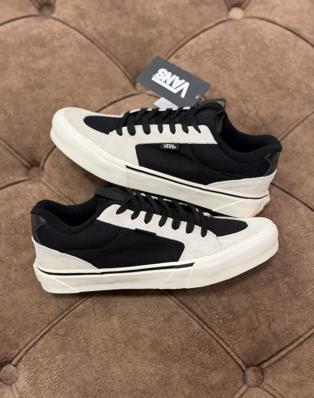 ونس مشکی کرم || Vans Black Cream (کد ۹۸۶)