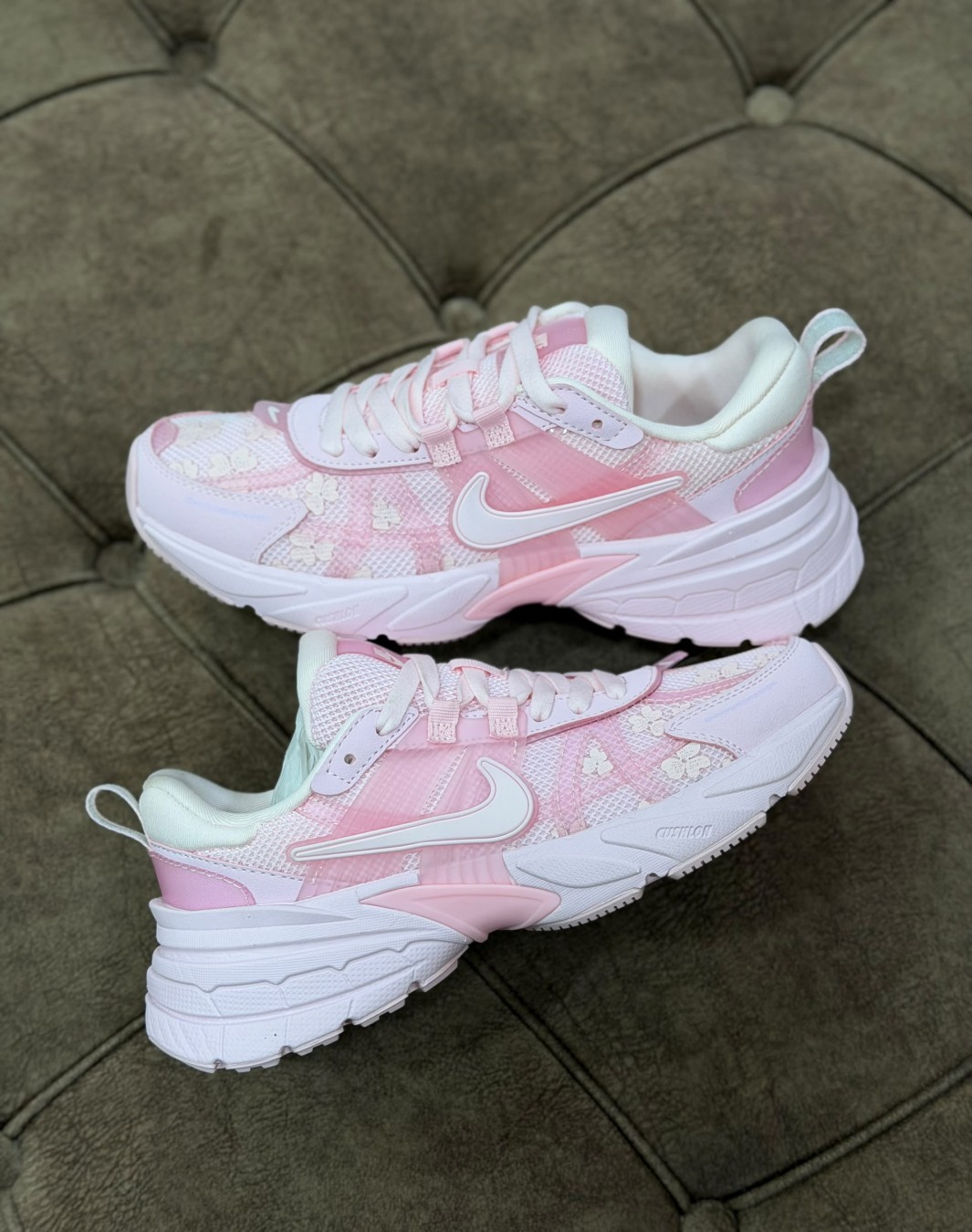 نایکی وی ۲ کی ران صورتی || Nike V2K Run Arctic Pink (کد ۷۳۰)