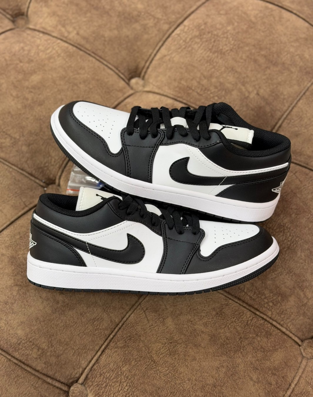 نایکی ایر جردن 1 بدون ساق سفید مشکی پاندا || Nike Air Jordan 1 Low Panda (کد ۵۸۷)