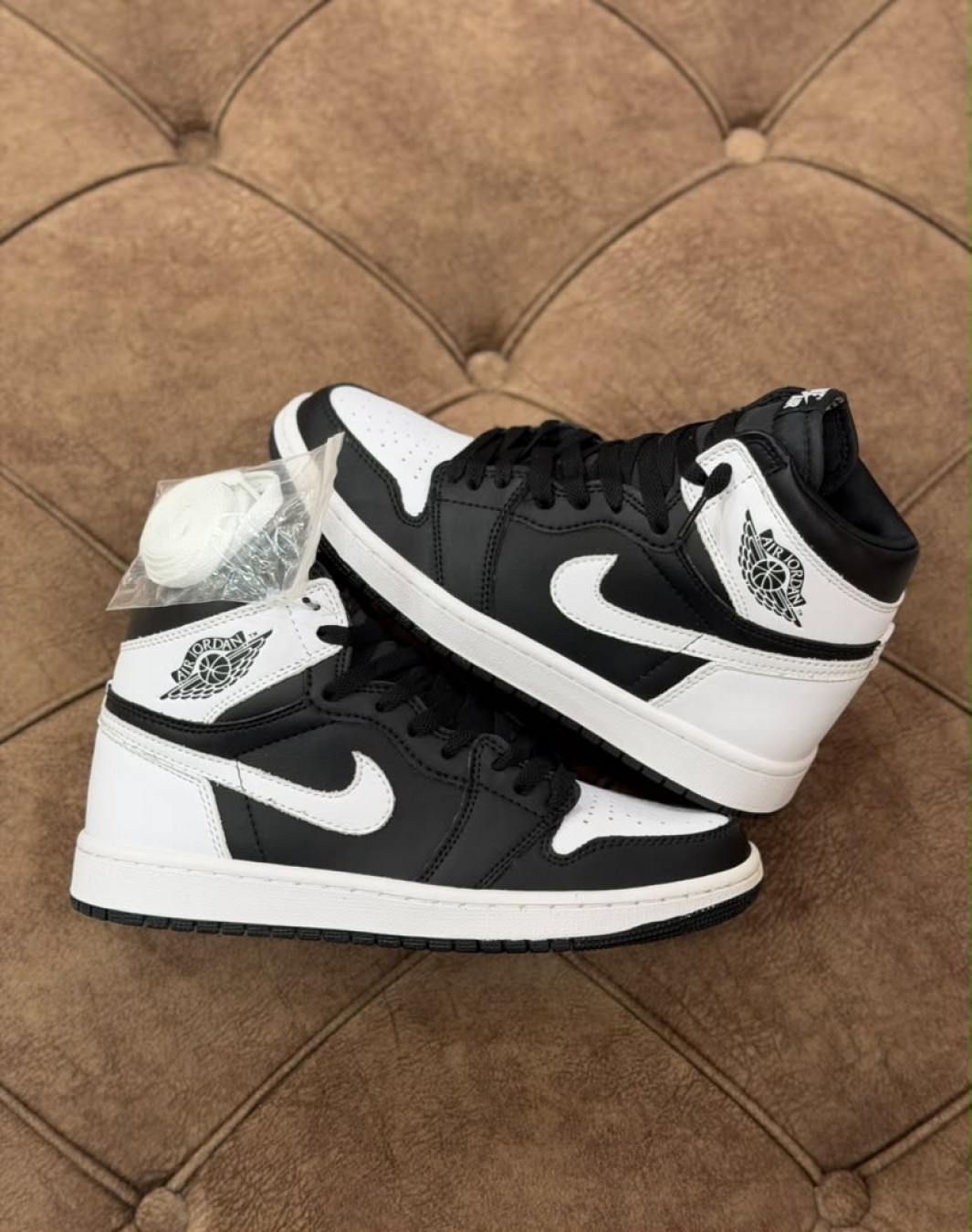 نایکی ایر جردن ۱ ساقدار پاندا || Nike Air Jordan 1 High Panda (کد ۹۹۵)