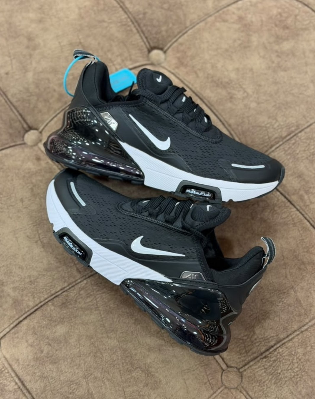 نایکی ایرمکس ۲۷۰ مشکی سفید || Nike Air Max 270 Black White (کد ۹۹۹)
