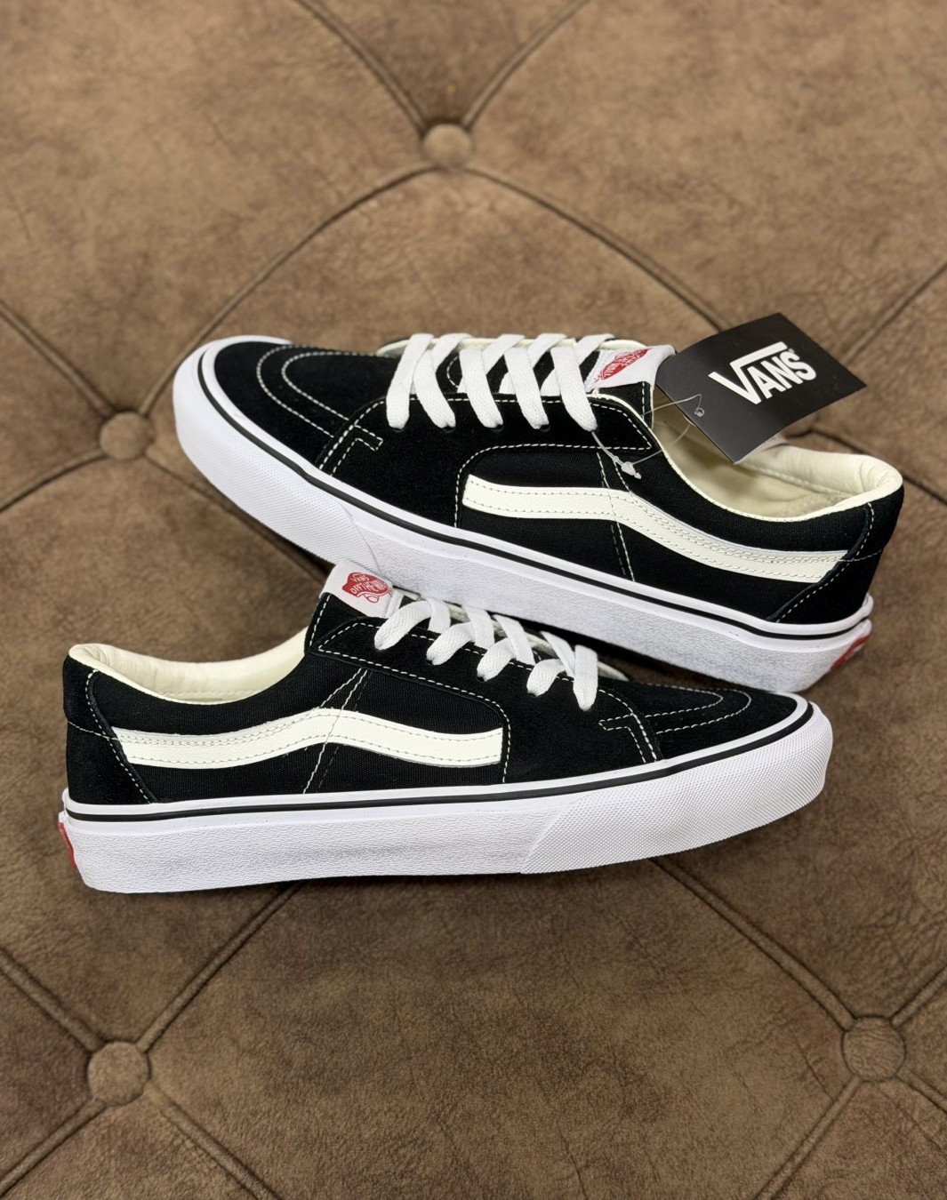ونس اولد اسکول مشکی || Vans SK8 Low Reissue SF Black (کد ۶۳۸)