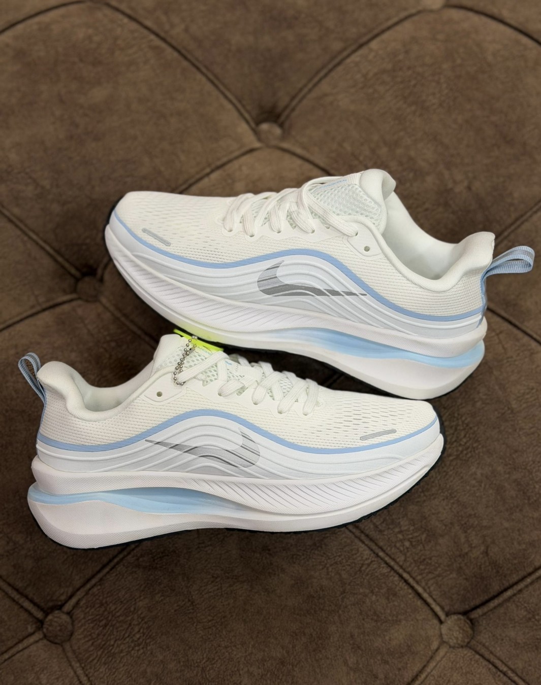نایکی زوم وومرو ۶ سفید آبی || Nike Zoom Vomero 6 White Blue (کد ۱۰۱۳)