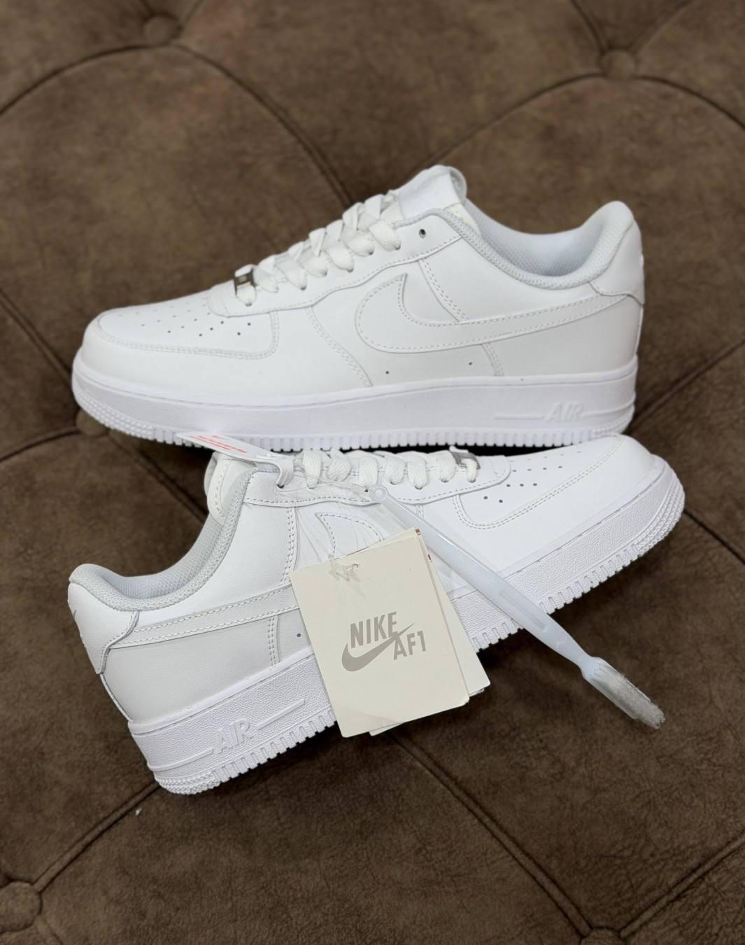 نایکی ایرفورس 1 سفید || Nike Airforce 1 Triple White (کد 104)