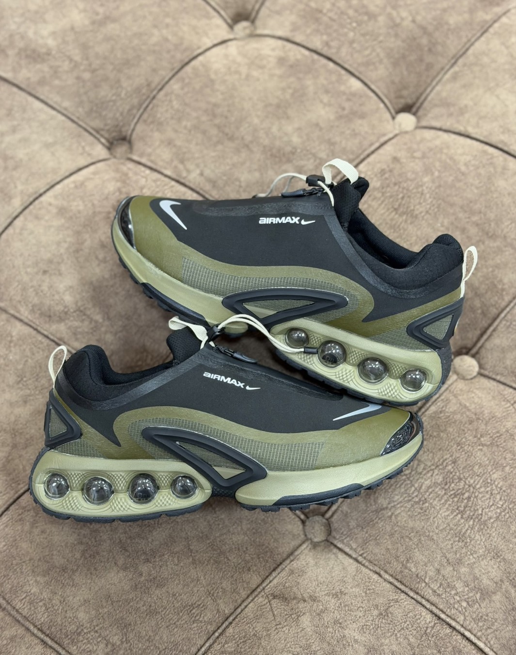 نایکی ایرمکس دی ان مشکی زیتونی || Nike Airmax Dn Roam Black Cargo Khaki (کد ۱۰۲۸)