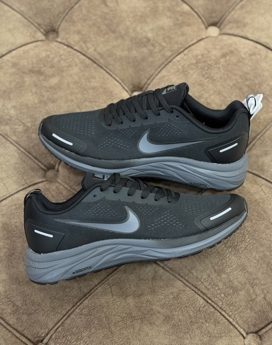 نایکی زوم وینفلو ۹ ایکس مشکی طوسی || Nike Zoom Winflo 9X (کد ۳۵۳)