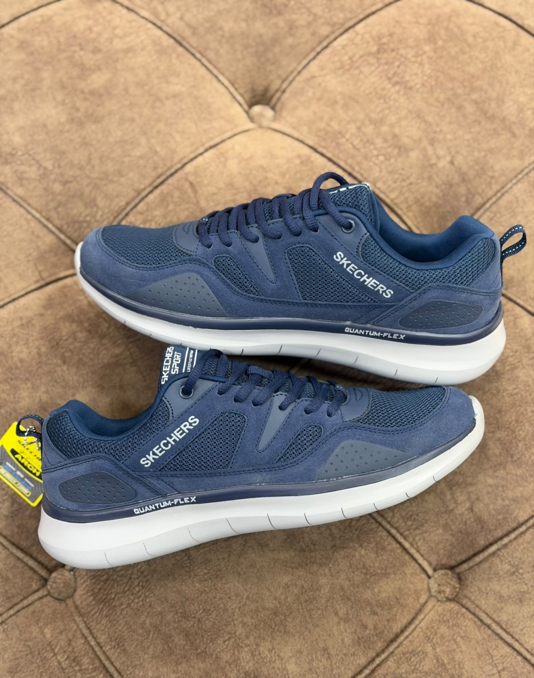 اسکچرز کوانتوم فلکس سرمه ای || Skechers Quantum Flex Navy (کد ۱۰۳۸)