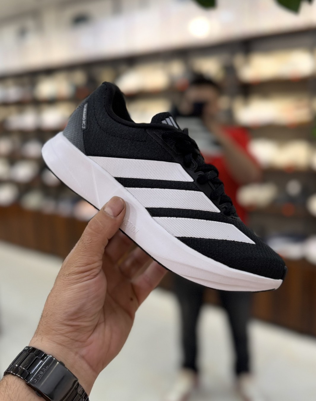آدیداس بوست مشکی سفید || Adidas boost black (کد ۱۰۴۵)