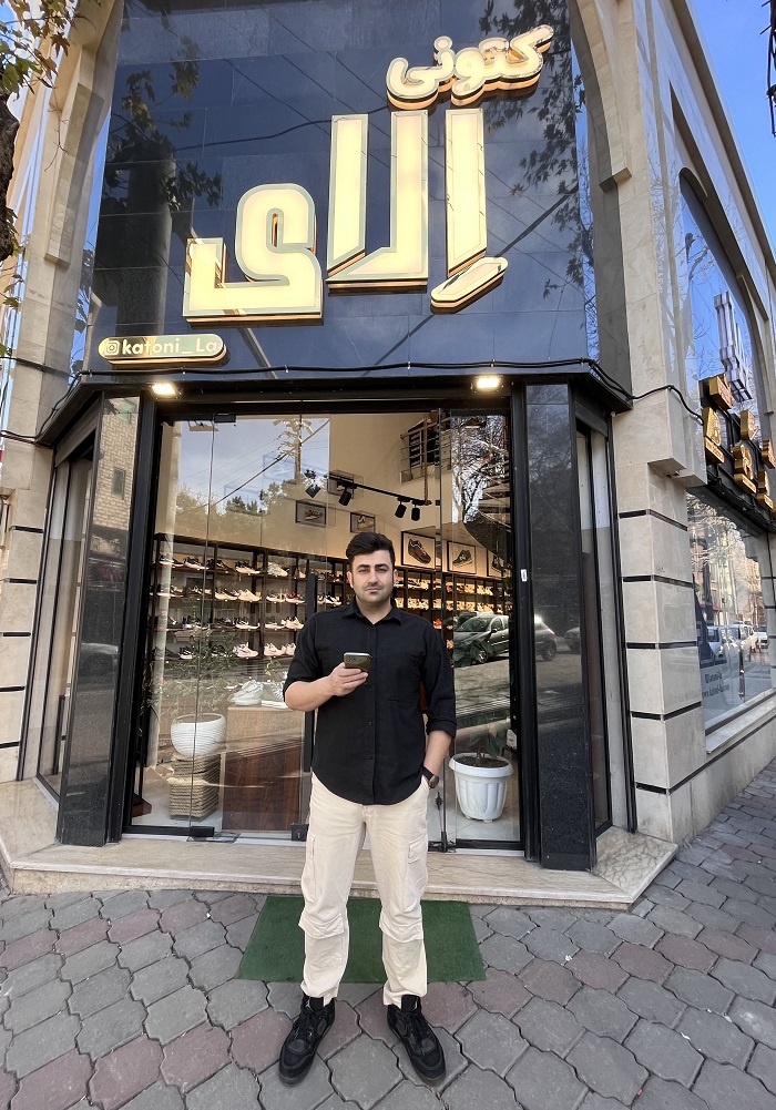 امین بدری موسس فروشگاه کتونی اِلـ اِی